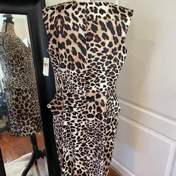 NWT Leopard Print Dress with Peplum. ALYX Limited. Size 12. - Picture 5 of 5